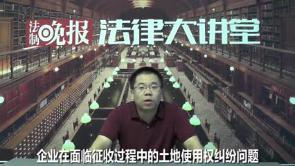 企业拆迁中土地使用权纠纷问题_吴少博视频